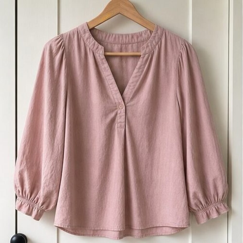 Blush Puff Sleeve Top